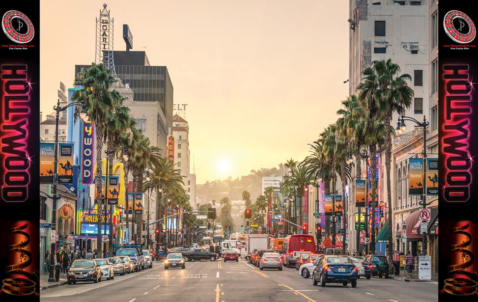 Hollywood Boulevard - 10' Backdrop