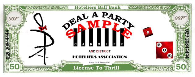 Cardiff and District Hoteliers Association 007 James Bond Casino Ball