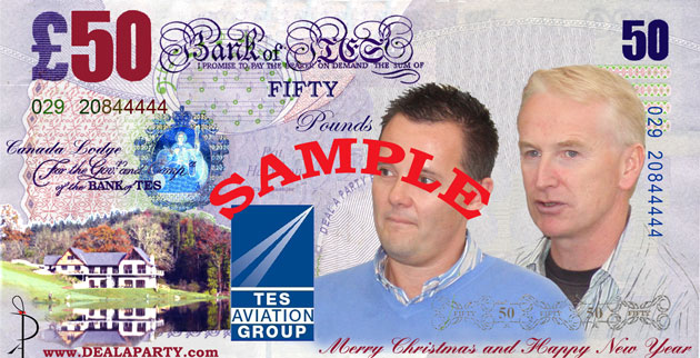 TES Aviation - Christmas Casino Party at Canada Lodge