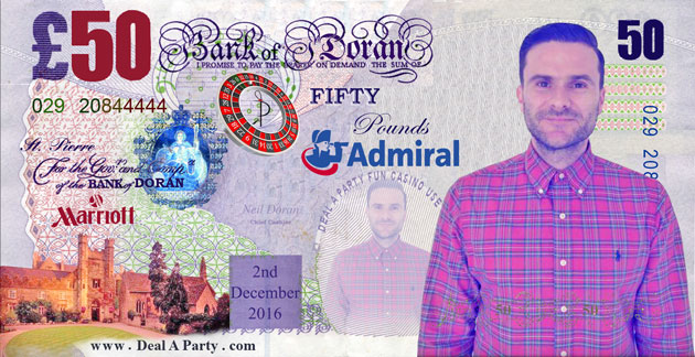 Admiral Christmas Casino Party - Marriott Hotel 