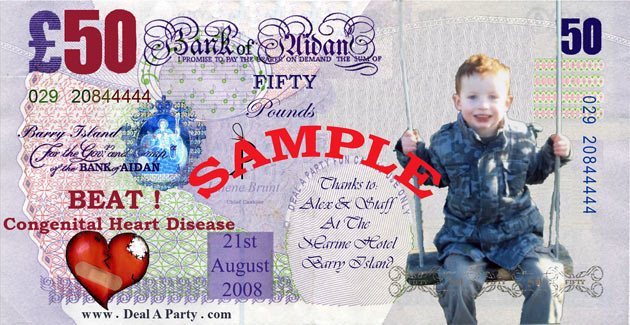 Aidan Adams Trust – Fundraising event – The Barry Hotel, Barry Island