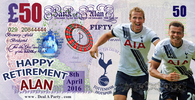 Alan's Retirement Party Fun Casino - Bridgend