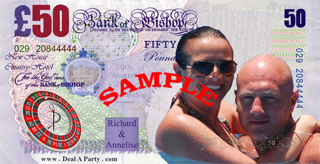 Bishop Wedding Casino - Annelise & Richard's Wedding Reception Casino, New House Country Hotel, Thornhill, Cardiff