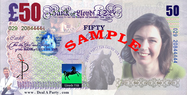 Catherine Baird Lloyds Bank Casino Christmas Party