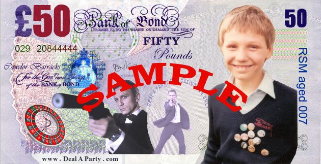 Cawdor Barracks Pembrokeshire - James Bond Casino Night