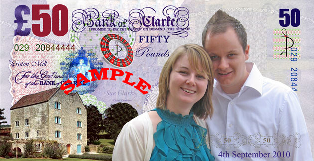 Clarke - Sue & Jamie's Wedding Reception Casino - Priston Mill, Bath