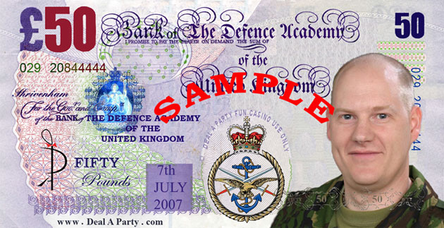 Defence Academy of Great Britain 'Casino Evening'