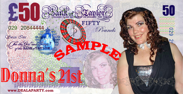 Taylor - Donna's 21st Birthday Casino Party, Swan Inn, Somerset