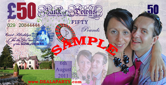 Downs, Claire & Rob Wedding Casino - Cwrt Bleddyn, llangybi, Monmouthshire