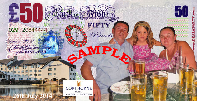 Fish - Natalie & Michael Wedding Reception, Copthorne Hotel, Cardiff