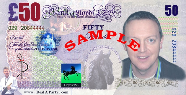 Gary Poole Lloyds TSB Chistmas Casino Party