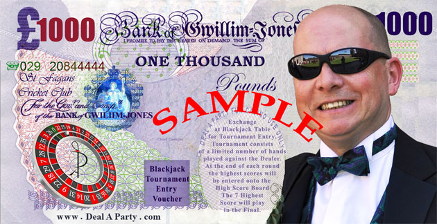 Gwillim-Jones, 50th Birthday Celebration - Blackjack Tournament, St Fagans Cricket Club - St Fagans