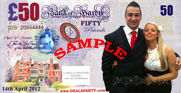 Hardy Wedding Casino - Phil & Roseanna's Wedding Reception - Coed-Y-Mwstwr, Bridgend