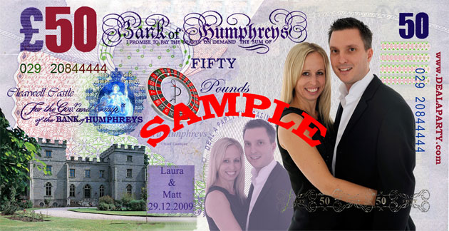 Humphreys Wedding Reception Casino - Laura & Matt - Clearwell Castle, Forest of Dean