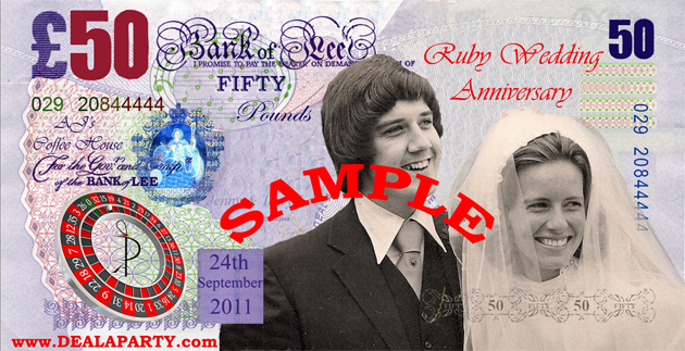 Lee, Jenny & Terry - Ruby Wedding Anniversary