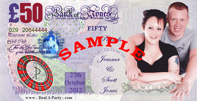 Jones Wedding Casino - Jemma & Scott - Peterstone Lakes Golf Club