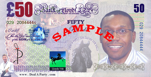 Neil Edwards Lloyds TSB Casino Christmas Party