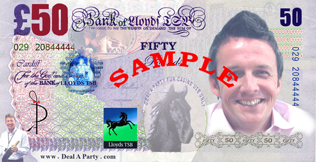Paul Spillane Lloyds TSB Christmas Casino Party