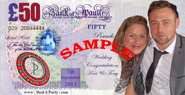 Paull - Keri & Tony - Wedding Reception Fun Casino, The Royal Hotel, Ross-On-Wye