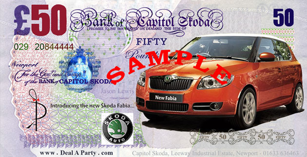Skoda Newport - Skoda Fabia Launch casino promotion