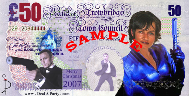 Sue 'Jinx' Alford Trowbridge Town Council Casino Royale Christmas Casino Party