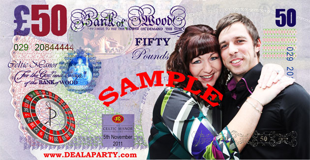 Wood - Susan & Paul's Wedding Casino Entertainment - Celtic Manor Resort, Newport