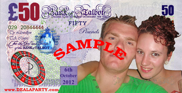 Talbot, Shona & Craig Wedding Casino - Ty Llewellyn TA Centre, Cardiff