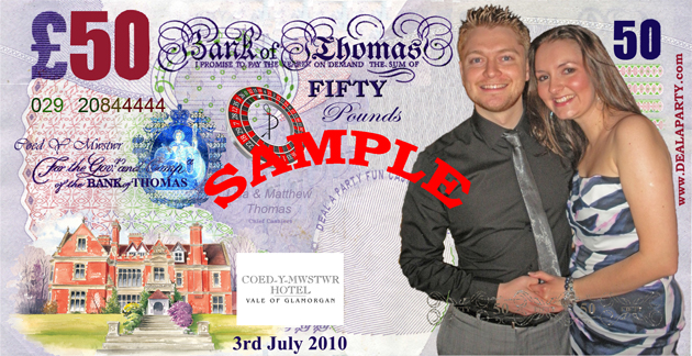 Thomas Wedding Interval Casino, Lisa & Mathew - Coed-Y-Mwstwr Hotel, Vale of Glamorgan