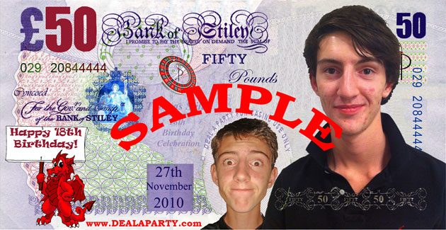 Stiley, Thomas - 18th Birthday Celebration Casino Money- Cardiff
