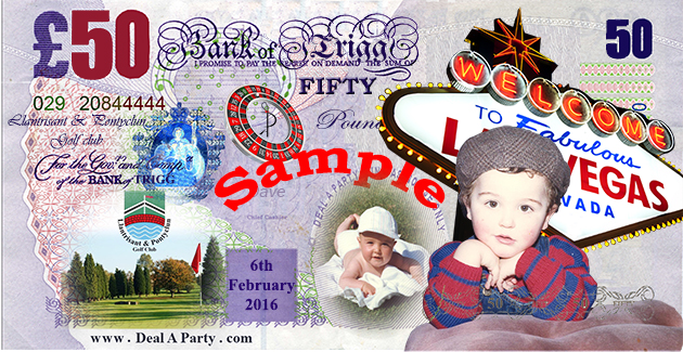 Trigg Birthday Casino - Dave's 30th Birthday 'Las Vegas Casino Night' Celebration - Llantrisant & Pontyclun Golf Club