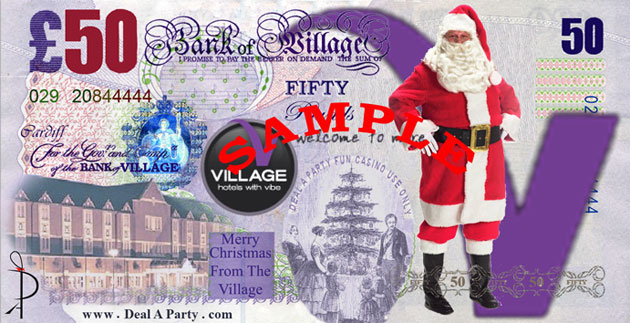 Village Hotel Cardiff Christmas Casino Parties