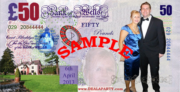 Wells Wedding Casino - Sian & Simon - Cwrt Bleddyn, Usk