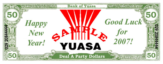 Yuasa Happy New Year Casino Party
